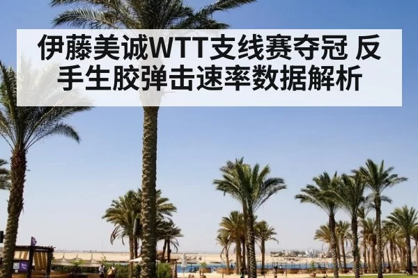 伊藤美诚WTT支线赛夺冠 反手生胶弹击速率数据解析